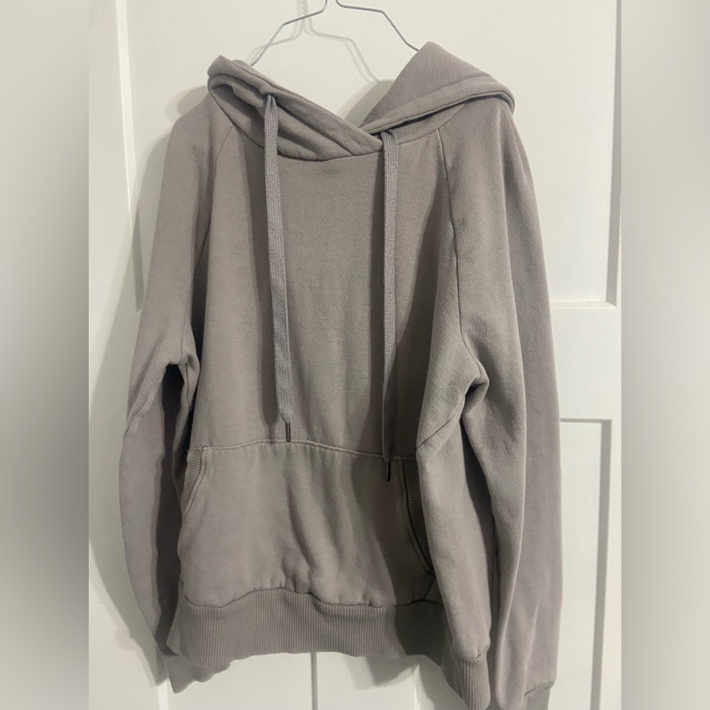 Gray Hoodie with Front Pocket